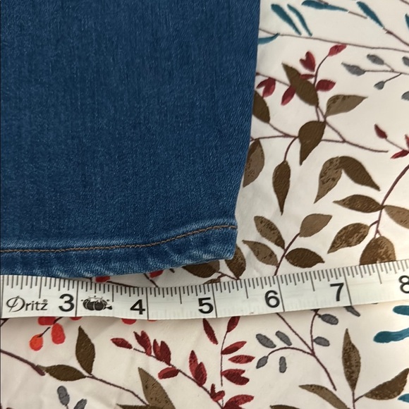 Express Blue Skinny Jeans with Faded Denim Look - Picture 7 of 7